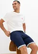 Jeansshorts i trikå, Regular Fit, bonprix