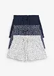 Jerseyshorts i ren ekologisk bomull för barn (3-pack), bonprix