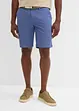 Stretchiga bermudas med skärp, Regular Fit, bonprix