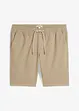 Dra på-shorts av ren bomull, Regular Fit, bonprix