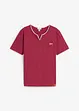 T-shirt med kort knappslå, bonprix