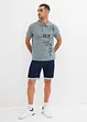 Pikétröja av ren bomull Slim Fit, korta ärmar, bonprix