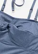 Tankini (2 delar) med glittertrådar, bonprix