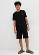 T-shirt och shorts i ekologisk bomull (2 delar), bonprix