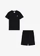 T-shirt och shorts i ekologisk bomull (2 delar), bonprix