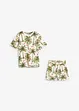 T-shirt och shorts för barn i piké av ekologisk bomull (2 delar), bonprix