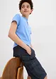 Cargoshorts i chambray för barn, normal passform, bonprix