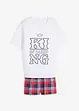 Pyjamas med shorts, bonprix