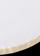 Transparent vågig kappa med satinband och återvunnen polyester, bonprix
