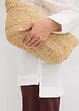 Skjortblus i mjuk viskosmix, bonprix