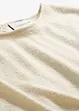 Mellanlång klänning med stickad look, bonprix