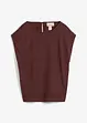 Oversizetopp med stickad look, bonprix