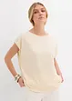 Oversizetopp med stickad look, bonprix
