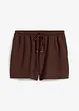 Dra på-shorts i kräppat material med struktur, bonprix