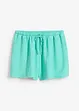 Dra på-shorts i kräppat material med struktur, bonprix