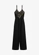 Jerseyjumpsuit med spets, bonprix
