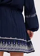 Minikjol med broderi, bonprix