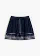Minikjol med broderi, bonprix
