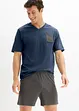 Pyjamas med shorts och bomull (4 delar), bonprix