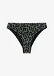 Snabbtorkande vändbar bikinibyxa med höga benöppningar, bonprix
