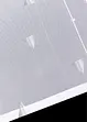 Transparent hissgardin med glansigt tryck, bonprix