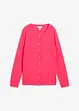 Cardigan med rund halsringning, bonprix