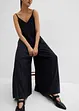 Jumpsuit i viskosmix med justerbara axelband, bonprix