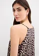 Klänning med leopardmönster i ren bomull, bonprix