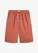 Papertouch-bermudas av bomull, bonprix
