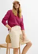 Papertouch-bermudas av bomull, bonprix
