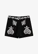Shorts i mjuk viskosmix med broderi, bonprix