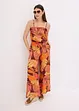 Mönstrad jumpsuit av viskos med mjukt fall, bonprix