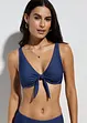 Bikiniöverdel med bygel, jeanslook, bonprix