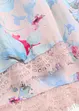 Lång pyjamasbyxa av glansig viskos, bonprix