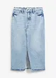 Jeanskjol i midilängd, bonprix