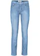 Korta jeans med medelhög midja, smal passform, bonprix