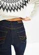 Stretchjeans med vida ben och hög midja, bonprix