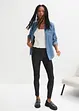Leggings med jeanslook i bomullsmix, bonprix