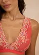 Bralette utan bygel, med flerfärgad spets, bonprix