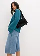 Jeansshorts Mid Waist, Low Stretch, bonprix