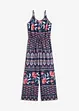 Lång strandjumpsuit i följsam viskos, bonprix
