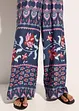 Lång strandjumpsuit i följsam viskos, bonprix