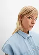 Kort, boxy jeansblus, bonprix