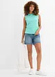 Stickad topp, bonprix