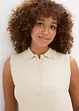 Stickad topp, bonprix