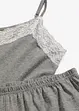 Pyjamas med shorts och spets, bonprix