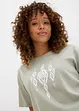 T-shirt med tryck, bonprix
