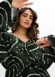 Jumpsuit i kort modell av följsam viskos, bonprix