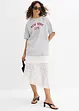 Oversized topp av ekologisk bomull, bonprix