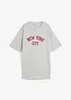 Oversized topp av ekologisk bomull, bonprix